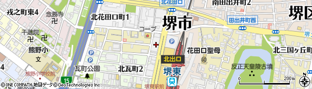 セコム株式会社　堺統轄支社周辺の地図