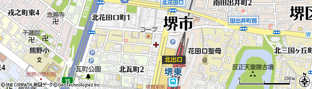 大阪弁護士会堺法律相談センター周辺の地図