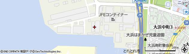 関西サーンガス株式会社　大浜製造所周辺の地図