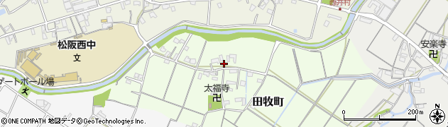 三重県松阪市田牧町97周辺の地図