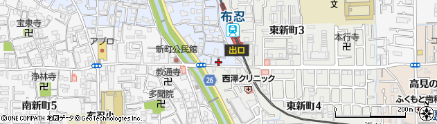 福山鍼灸院周辺の地図