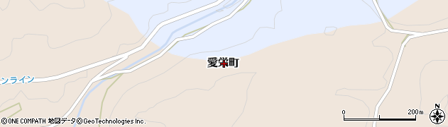 島根県益田市愛栄町周辺の地図