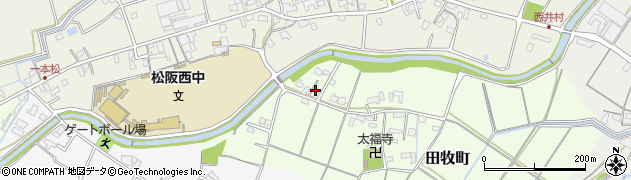 三重県松阪市田牧町152-3周辺の地図