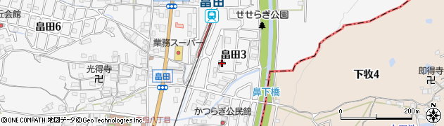 阪奈公民館周辺の地図