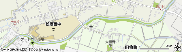 三重県松阪市田牧町151周辺の地図