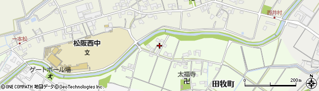 三重県松阪市田牧町152周辺の地図
