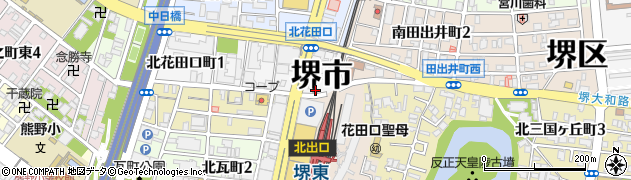 堺東駅前郵便局 ＡＴＭ周辺の地図