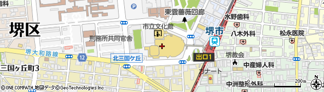 サイゼリヤ ベルマージュ堺店周辺の地図