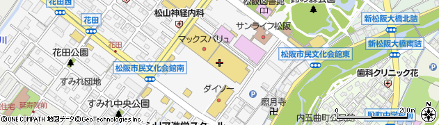 ＴＨＲＥＥＰＰＹパワーセンター松阪店周辺の地図
