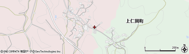 奈良県天理市下仁興町40周辺の地図
