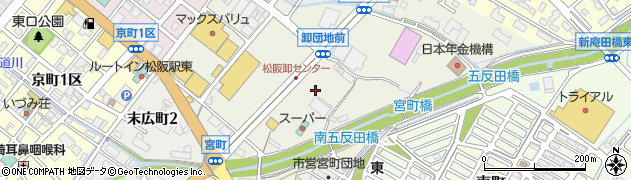三重県松阪市宮町周辺の地図