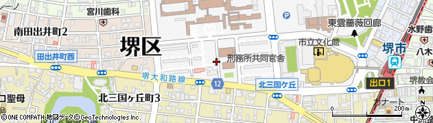 大阪府堺市堺区田出井町5周辺の地図