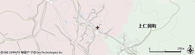 奈良県天理市下仁興町39周辺の地図
