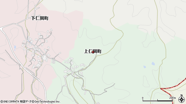 〒632-0024 奈良県天理市上仁興町の地図
