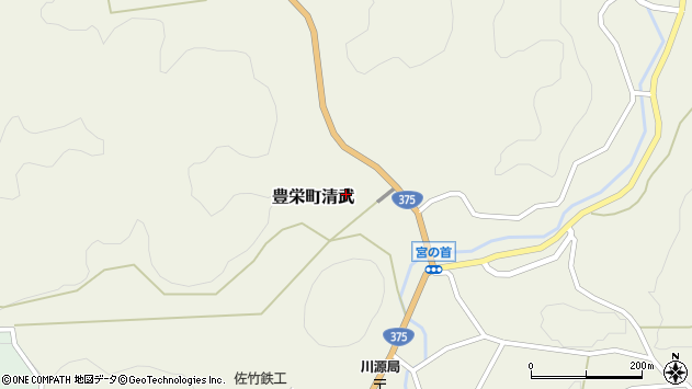 〒739-2313 広島県東広島市豊栄町清武の地図