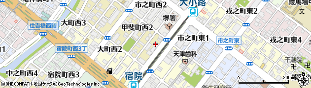 株式会社南都銀行堺支店　ナントエルプラザ堺周辺の地図