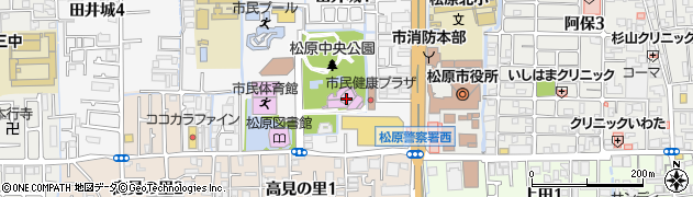 松原公民館周辺の地図