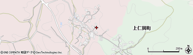 奈良県天理市下仁興町24周辺の地図