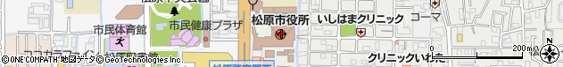 大阪府松原市周辺の地図