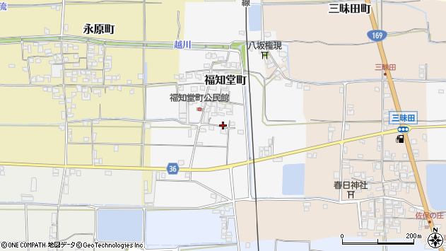 〒632-0045 奈良県天理市福知堂町の地図