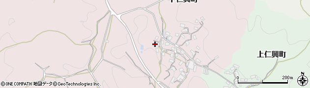 奈良県天理市下仁興町1480周辺の地図