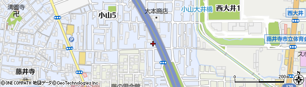 カギの１１０番・藤井寺市周辺の地図