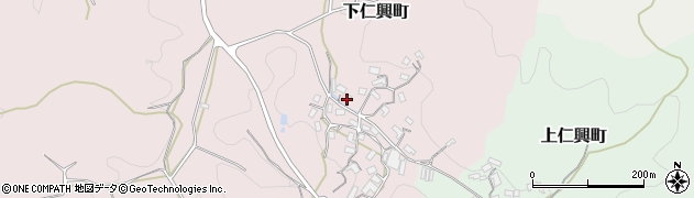 奈良県天理市下仁興町151周辺の地図