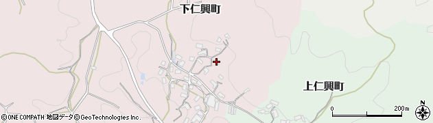 奈良県天理市下仁興町6周辺の地図