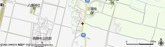 三重県松阪市古井町6周辺の地図