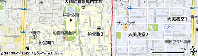 大阪府堺市北区船堂町2丁周辺の地図
