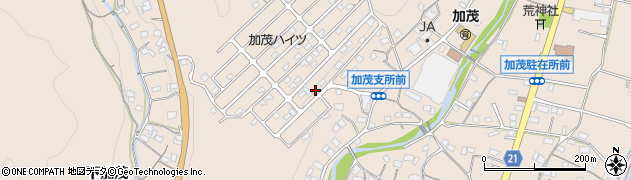 広島県福山市加茂町（中野）周辺の地図