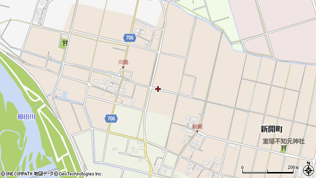 〒515-0122 三重県松阪市川島町の地図