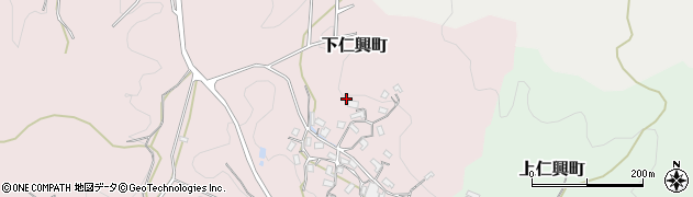 奈良県天理市下仁興町145周辺の地図