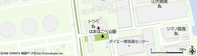 株式会社トウペ　大阪営業所周辺の地図