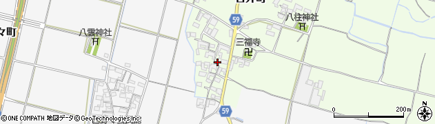 三重県松阪市古井町458周辺の地図