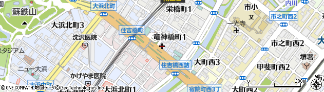 ニッポンレンタカー堺駅南口フェニックス通り営業所周辺の地図