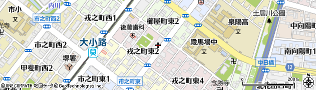 戎之町住宅周辺の地図