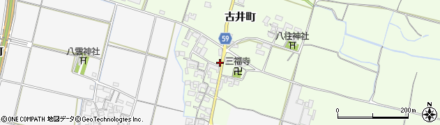 三重県松阪市古井町451周辺の地図
