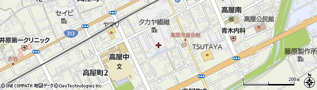 岡山県井原市高屋町3丁目周辺の地図