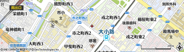株式会社東海日動パートナーズ　かんさい堺支社周辺の地図