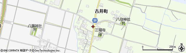 三重県松阪市古井町448周辺の地図