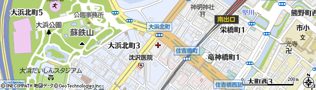 大阪府堺市堺区住吉橋町2丁3周辺の地図