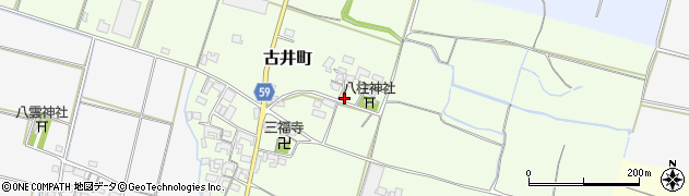 三重県松阪市古井町195周辺の地図