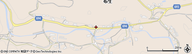 三重県名張市布生1146周辺の地図