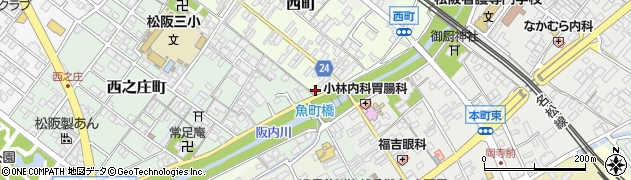 三重県松阪市西町2456周辺の地図