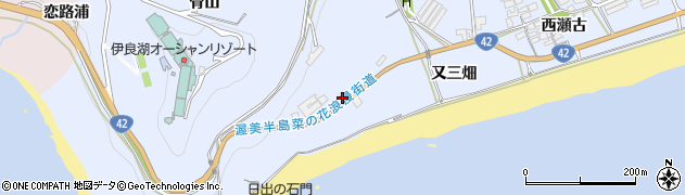 愛知県田原市日出町（骨山）周辺の地図
