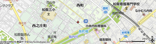 三重県松阪市西町2470周辺の地図