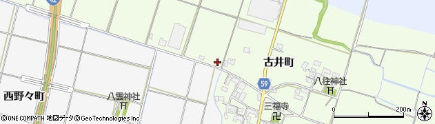 三重県松阪市古井町500周辺の地図