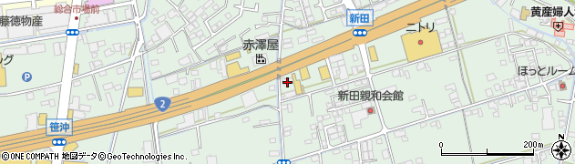 国際空手道連盟極真会館岡山南支部周辺の地図