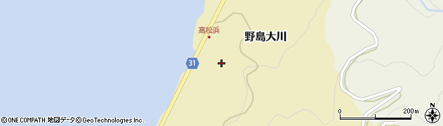 兵庫県淡路市野島大川周辺の地図